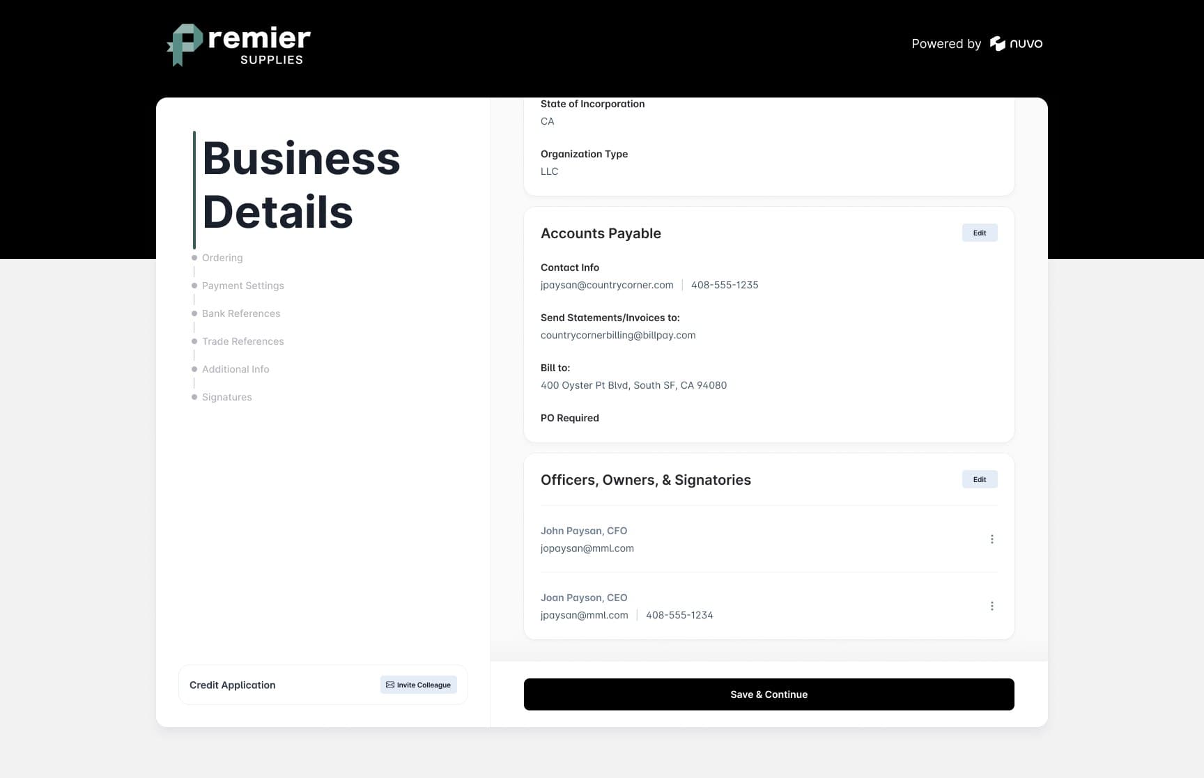 Nuvo Trade Credit for NetSuite screenshot 2