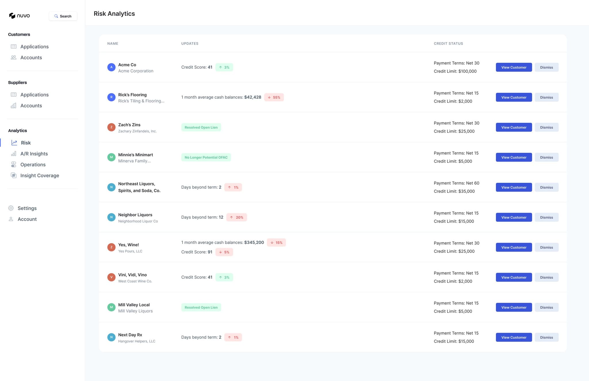 Nuvo Trade Credit for NetSuite screenshot 6
