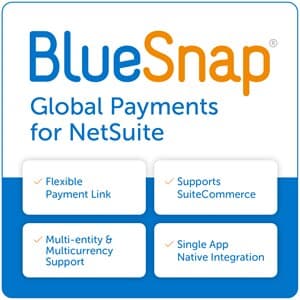 BlueSnap Global Payments for NetSuite SuitePayments