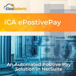 iCloudAuthority ePositive Pay for NetSuite