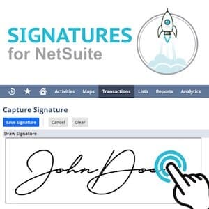 Signatures for NetSuite