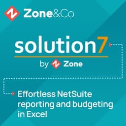 Solution 7 by Zone: Excel Financial Reporting & Planning