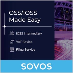 Sovos E-Commerce EU VAT Reporting (OSS/IOSS) for SuiteTax