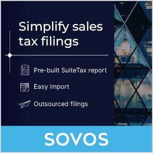 Sovos Sales Tax Filing for SuiteTax